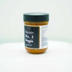 Relish Nummer 3 – Grilled Veggie im Glas, handgemachtes süß-säuerliches Relish aus gegrilltem Gemüse, perfekt als Topping, Pesto-Ersatz oder Brotaufstrich, hergestellt in der Proviantmanufaktur